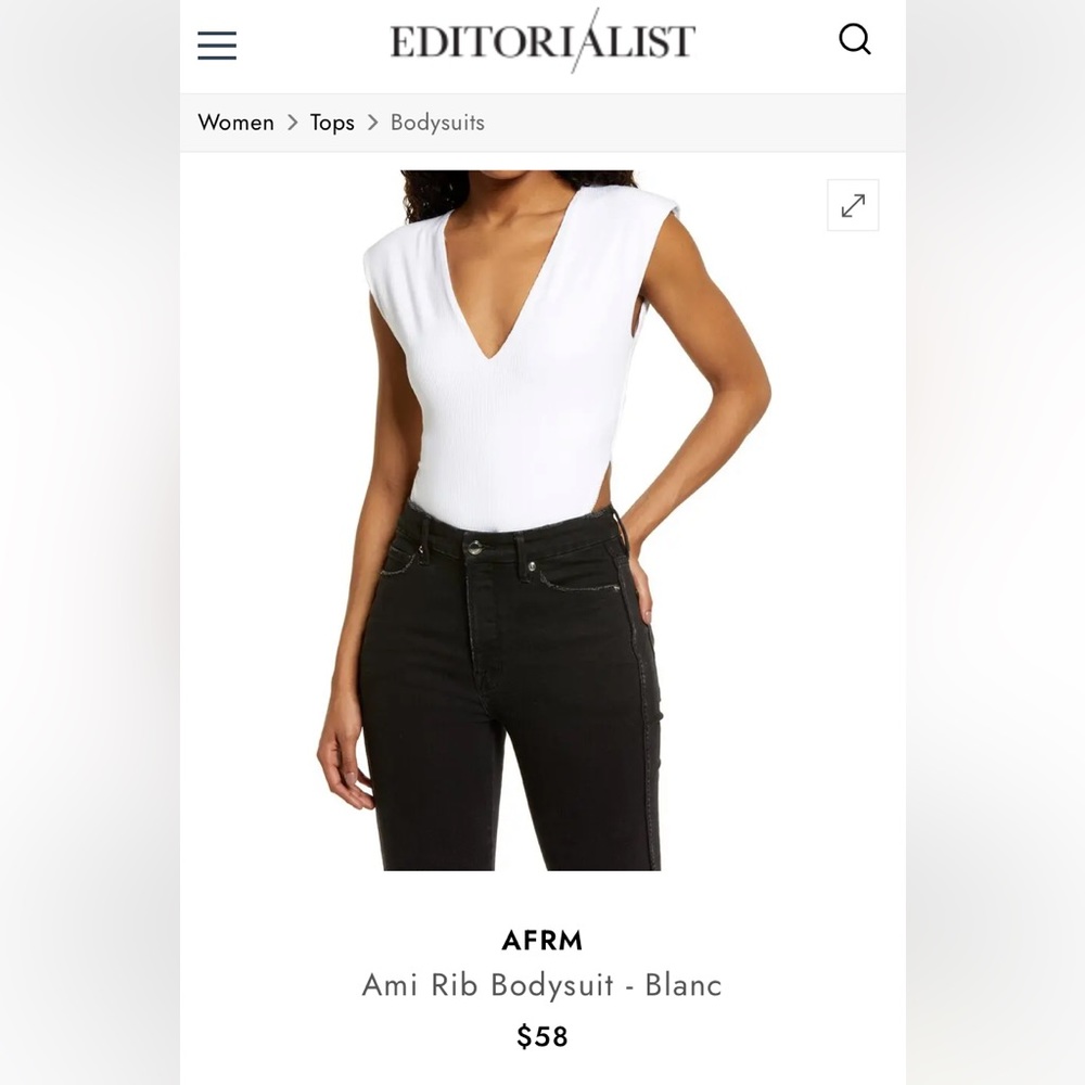 AFRM Ami bodysuit